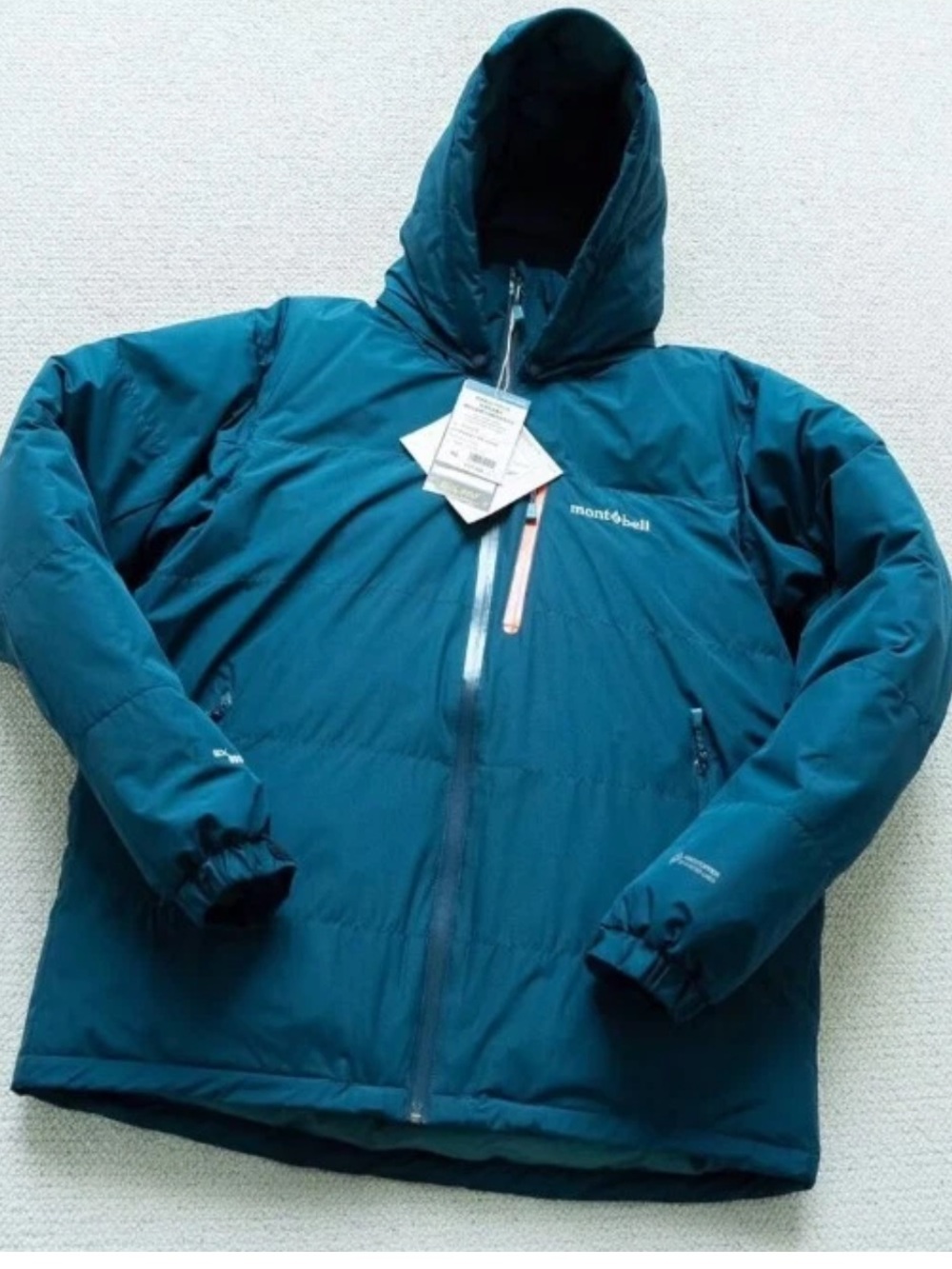 MONTBELL GORETEX EX 800 PRO DOWN PARKA NEW MENS XXL SAPHIRE BLUE BEAUTIFUL PARKA